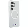 Capa MagSafe BMW IML Shockproof Metal Logo para Samsung Galaxy S26 Ultra transparente