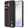 Capa MagSafe BMW Perforated Stripe Logo para Samsung Galaxy S26 Ultra vermelho