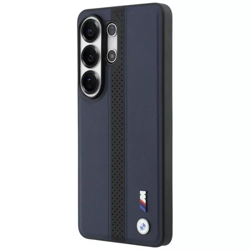 Capa MagSafe BMW Perforated Stripe Logo para Samsung Galaxy S26 Ultra - Navy Blue