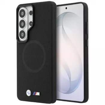 Capa MagSafe BMW M Metal Logo para Samsung Galaxy S26 Ultra preto