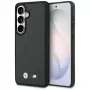 Capa MagSafe BMW M Kevlar Logo para Samsung Galaxy S26 preto