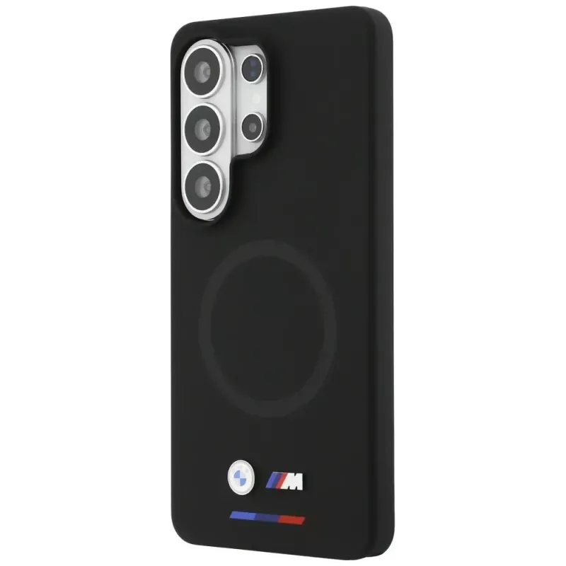 Capa MagSafe BMW M Silicone para Samsung Galaxy S26 Ultra preto