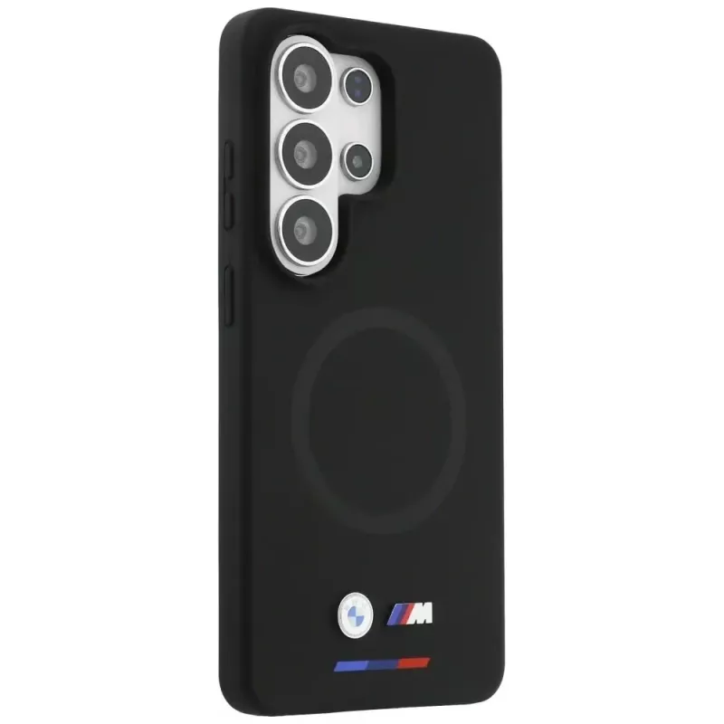 Capa MagSafe BMW M Silicone para Samsung Galaxy S26 Ultra preto
