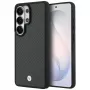 Capa MagSafe BMW Sign Magnetic Carbon Fiber para Samsung Galaxy S26 Ultra preto