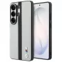 Capa MagSafe BMW Perforated Stripe Logo para Samsung Galaxy S26 Ultra cinzento