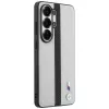 Capa MagSafe BMW Perforated Stripe Logo para Samsung Galaxy S26 Ultra cinzento