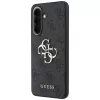 Guess Leather 4G Metal Logo Capa para Samsung Galaxy A57 5G, Preto