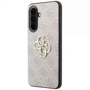 Guess Leather 4G Metal Logo Capa para Samsung Galaxy A57 5G Rosa
