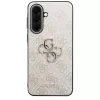 Guess Leather 4G Metal Logo Capa para Samsung Galaxy A57 5G Rosa