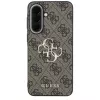 Guess Leather 4G Metal Logo Capa para Samsung Galaxy A57 5G Castanho
