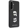 KARL LAGERFELD Capa para Samsung Galaxy A37 5G com Karl & Choupette Heads, Pins & Logo, Preto