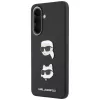 KARL LAGERFELD Capa Protetora para Samsung Galaxy A57 5G, Preto, com Karl & Choupette Heads, Pins & Logo