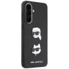KARL LAGERFELD Capa Protetora para Samsung Galaxy A57 5G, Preto, com Karl & Choupette Heads, Pins & Logo