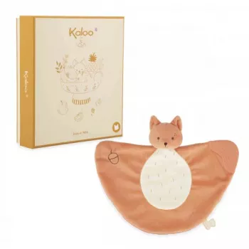 Kaloo Plume Grignoti o Esquilo Fralda de Peluche com Mordedor de Silicone 23 cm