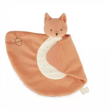 Kaloo Plume Grignoti o Esquilo Fralda de Peluche com Mordedor de Silicone 23 cm