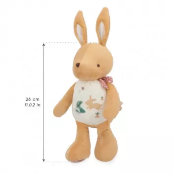 Kaloo Coelho com Som Peluche 28 cm em Caixa de Oferta Coleção Petites Chansons
