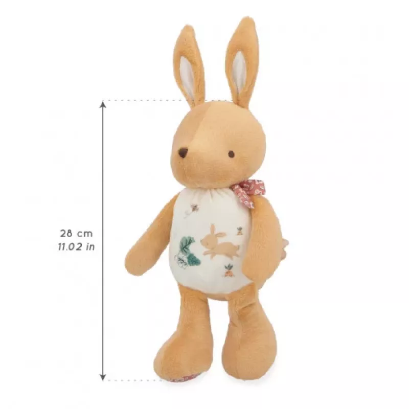 Kaloo Coelho com Som Peluche 28 cm em Caixa de Oferta Coleção Petites Chansons