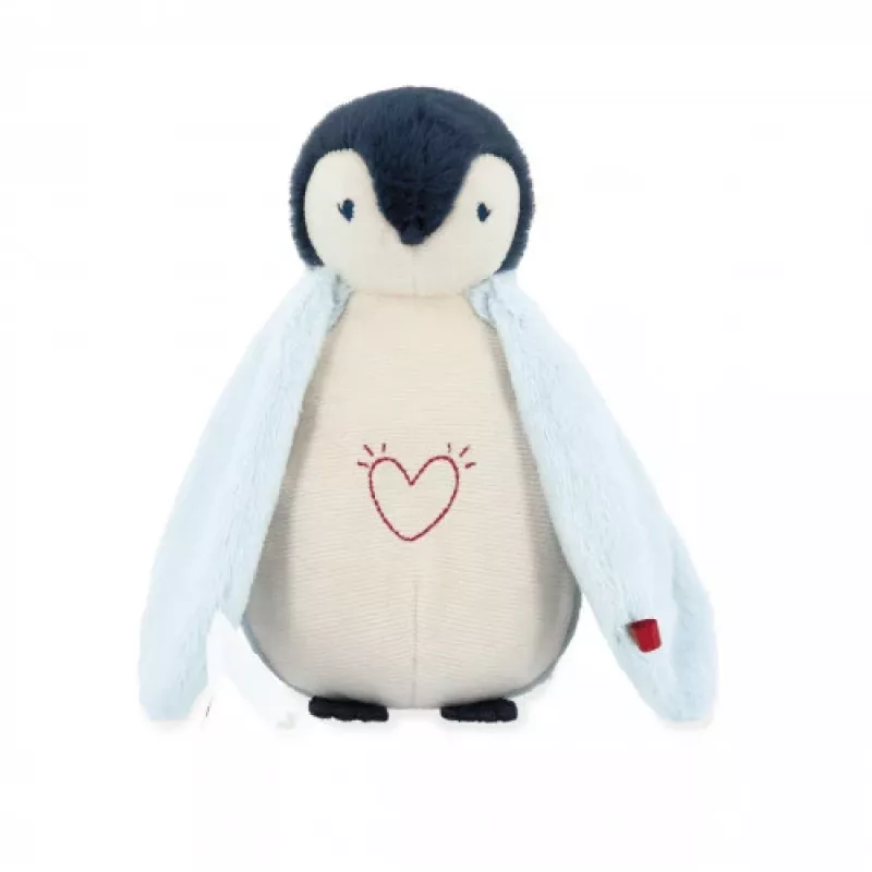 Kaloo Complices Pinguim Peluche Luz de Noite com LED de 7 Cores e Canções de Ninar