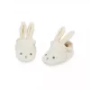 Kaloo Conjunto de Oferta 3 em 1 Coelho (Fralda de Peluche + Mordedor + Botinhas) Creme Coleção Lapinoo