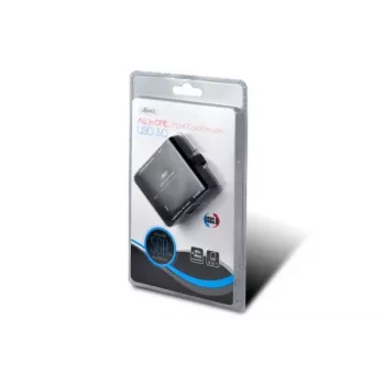 EXERTIS CONNECT Leitor de Cartões USB 3.0 Leitor de Cartões Compacto para Cartões de Memória e Cartões SIM (730985)