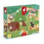 Janod Puzzle tátil sensorial Floresta 20 peças 2+