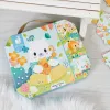 Janod Conjunto de puzzles progressivos Pure em mala – Animais – 4 puzzles (6, 9, 12, 16 peças) – a partir de 2 anos – Fabricado em França