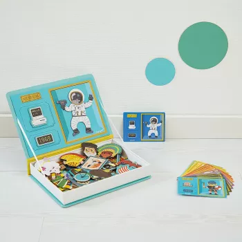 Janod Magnetibook História - brinquedo educativo magnético para crianças dos 3 aos 8 anos