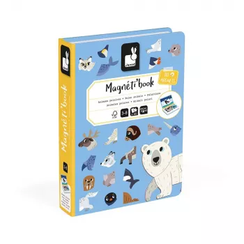 Janod Magnetibook Animais Polares brinquedo educativo magnético