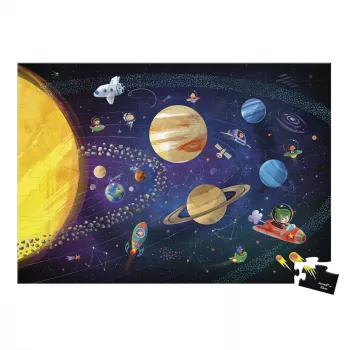 Janod Puzzle Sistema Solar 100 peças