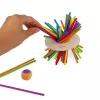 Janod Crazy Sticks jogo de equilíbrio - jogo de destreza em madeira para 1-4 jogadores, multicolor