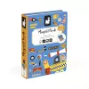 Janod Magnetibook Veículos livro de atividades magnético