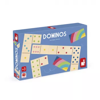 Janod Pure Dominó jogo em madeira 3+