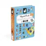 Janod Magnetibook Peixes Tropicais livro de puzzle magnético 3+