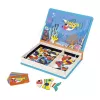 Janod Magnetibook Peixes Tropicais livro de puzzle magnético 3+