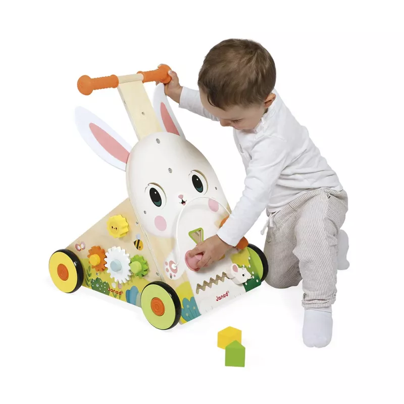 Janod Quinta Andarilho de atividades brinquedo de empurrar 12m+