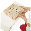 Janod Applepop Jogo de labirinto de bolas - Labirinto de madeira com caneta magnética para crianças a partir dos 5 anos