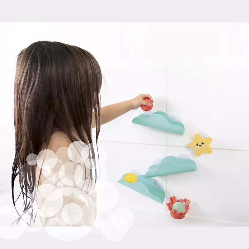 Janod Brinquedo de banho Pista de água com bolas 12m+
