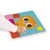 Janod Gato magnético Jogo educativo Rotina diária 72 peças