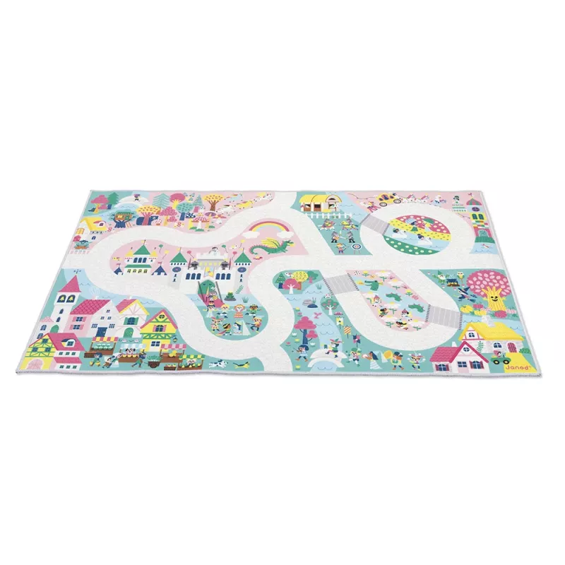 Janod Tapete de Jogo Enchanted Kingdom Cross Roads 2+