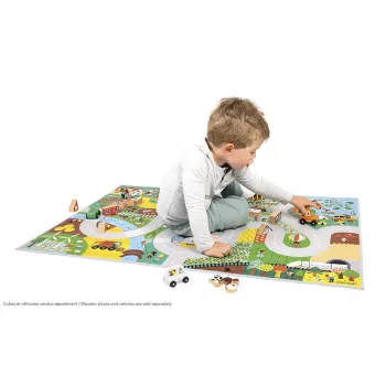 Janod Tapete de Atividades Village Cross Roads 2+