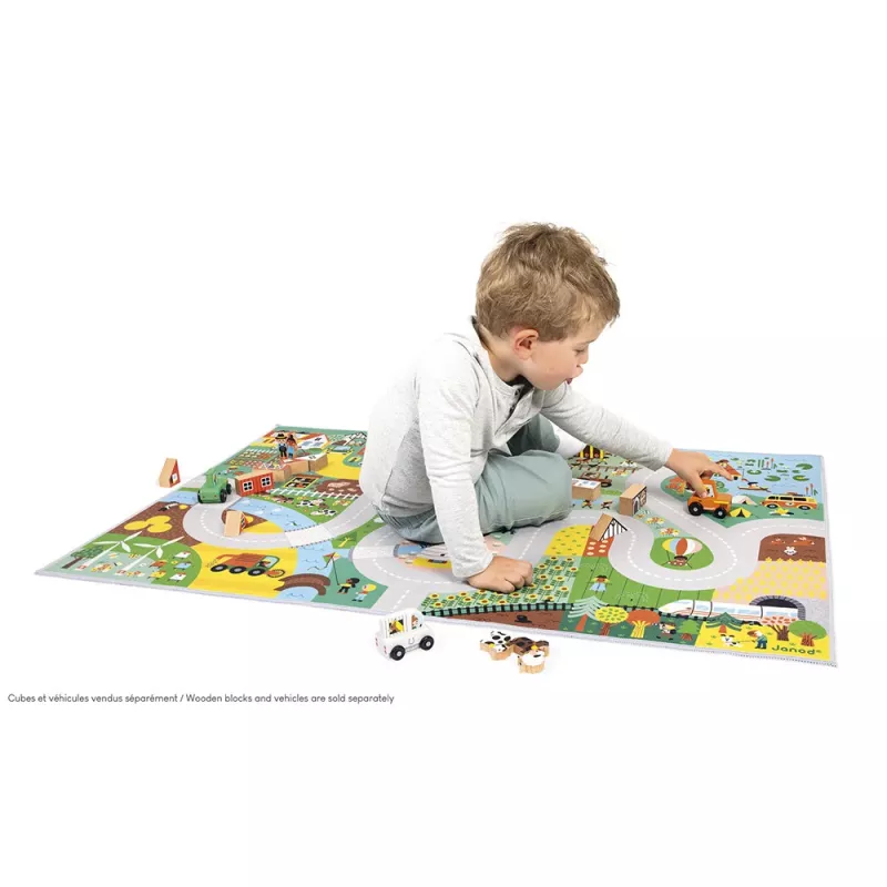Janod Tapete de Atividades Village Cross Roads 2+