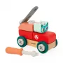 Janod Bricolo Veículo de Montagem de Gato Faça Você Mesmo - 17 Peças, Madeira FSC, a partir de 2 Anos