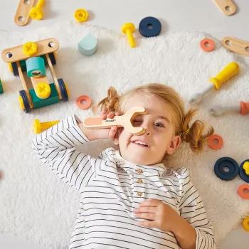 Janod Brico'kids Conjunto de Construção 100 Peças a partir de 3 Anos