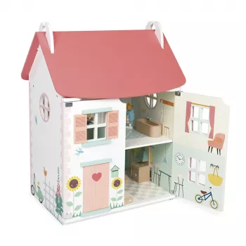 JANOD Lilliputiens Casa de Bonecas de Madeira com 15 Acessórios J06467