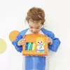JANOD Tintas para Dedos 5 Cores 400 ml Base de Água Não Tóxicas Laváveis Tinta Artística para Crianças a partir de 18 Meses