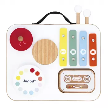 Janod Confetti Quadro de Atividades Musical com Pega J07679