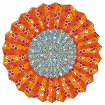 Janod Kit de Origami - Jogo Criativo de Dobragem de Papel para Crianças - 24 Folhas, 12 Modelos de Animais - Les Ateliers du Calme