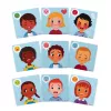 Janod Puzzle Magnético Emoções - 27 Peças, Brinquedo de Madeira para Promover a Inteligência Emocional, a partir dos 3 Anos