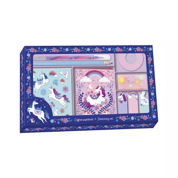 Janod Conjunto de Papelaria Unicorn Dreamland 6+