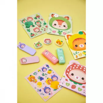 Janod Conjunto de Papelaria 12 Peças Fruit Sweeties 6+